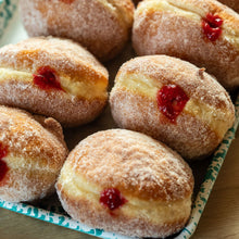 Load image into Gallery viewer, Box of Four Jam Doughnuts (Bridport Only)
